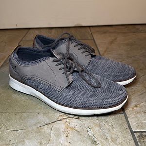 George Men’s Casual Gray‎ Knit Memory Foam Lace Up Sneaker Shoes Size 7.5